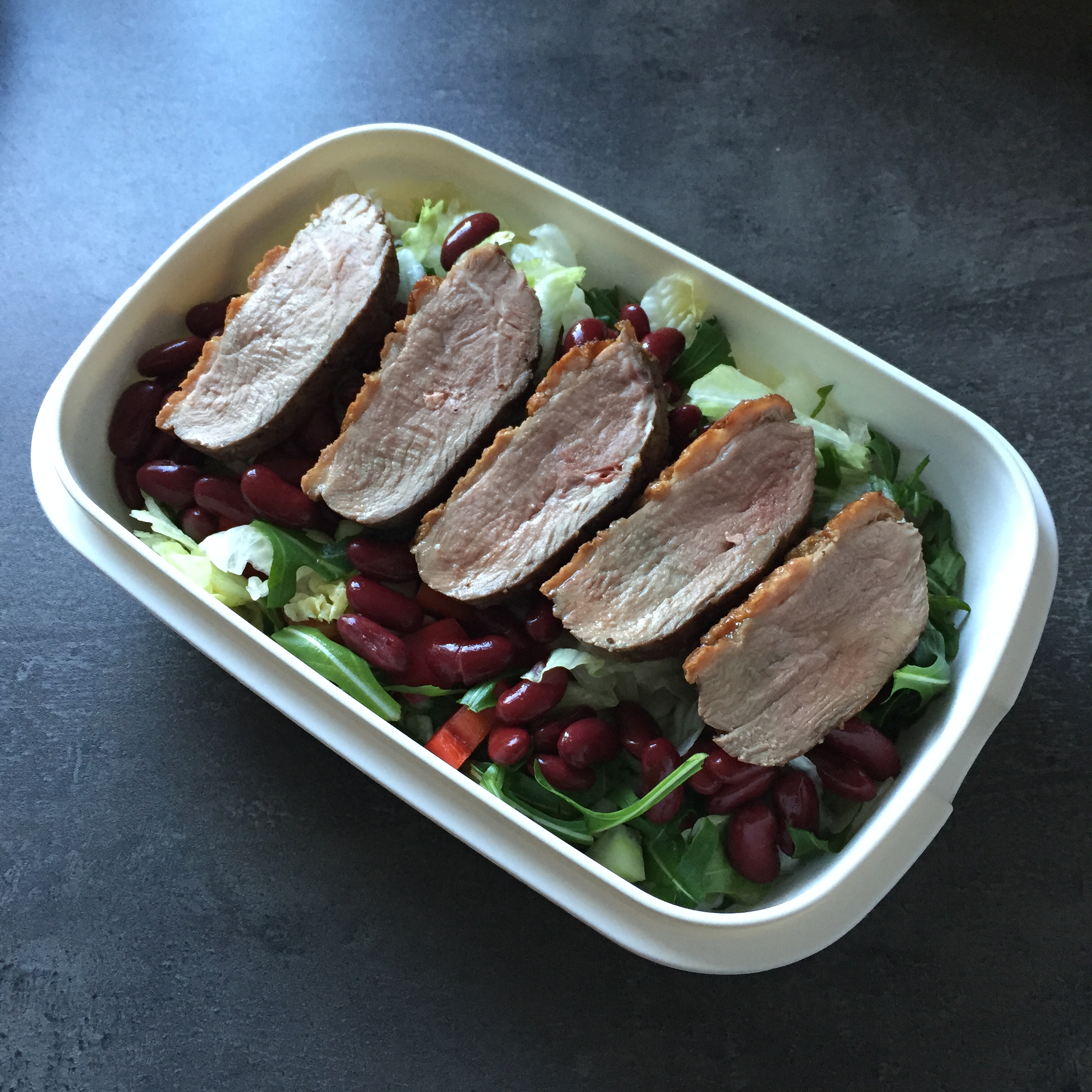 Lunchbox: Salat mit Entenbrust – howegethealthy